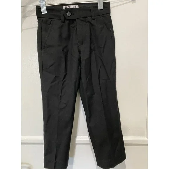 American Exchange A.X.N.Y. Boys Black Dress Pants Size 2. - Picture 2 of 9